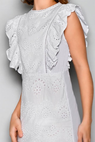 Vestido direito Branco - Branco