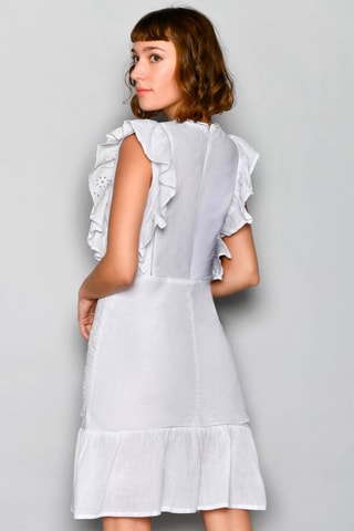 Vestido direito Branco - Branco