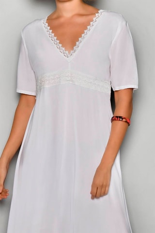 Vestido comprido Branco - Branco