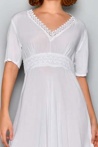 Vestido comprido Branco - Branco