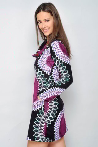 Vestido direito - Preto - Preto