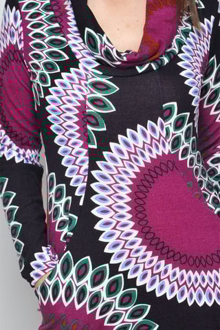 Vestido direito - Preto - Preto