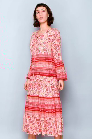 Vestido comprido Vermelho - Vermelho