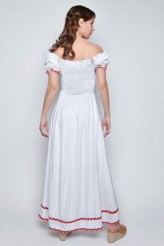 Vestido comprido - Branco -  e 