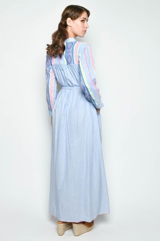 Vestido comprido - Azul - Azul