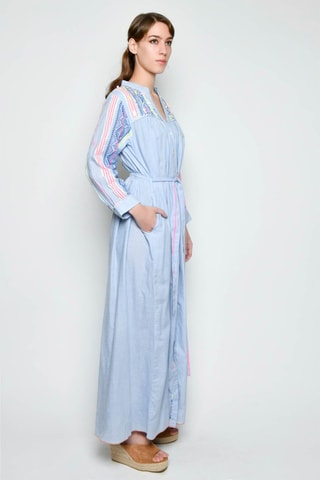 Vestido comprido - Azul - Azul