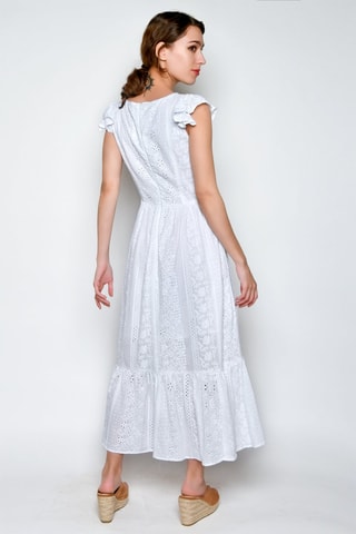 Vestido midi - Branco - 