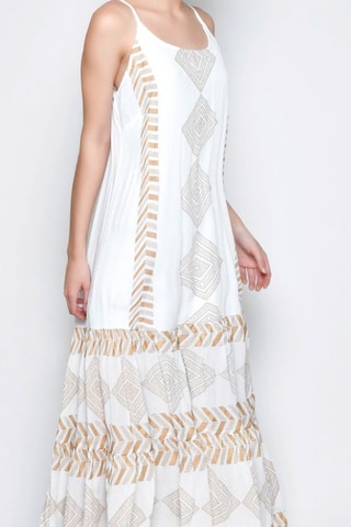 Vestido comprido - Branco - , ,  e 