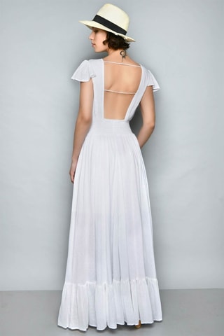 Vestido comprido 
Branco - 