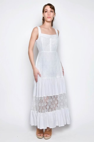 Vestido comprido - Branco - 