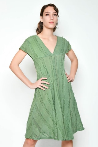 Vestido estilo patinadora - Verde - 