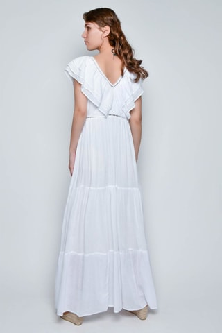 Vestido comprido - Branco - 