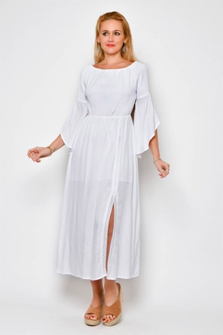 Vestido comprido 
Branco - 