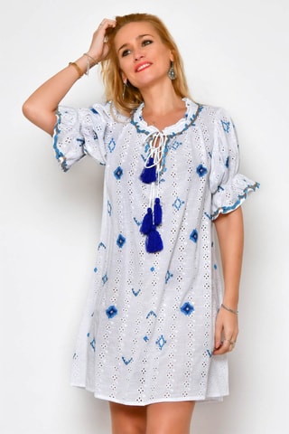 Vestido direito 
Branco - 