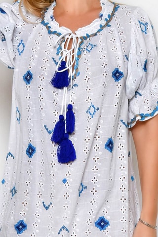 Vestido direito 
Branco - 