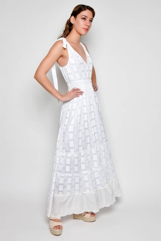 Vestido comprido - Branco - 