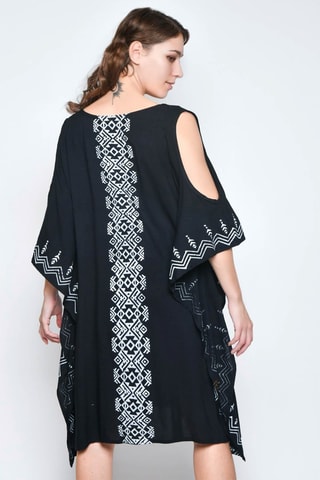 Vestido direito - Preto -  e 