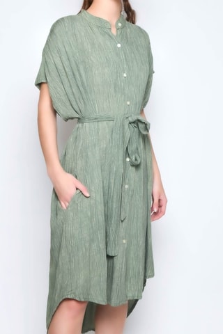 Abito a camicia  - Verde