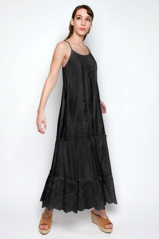 Vestido comprido - Preto - 