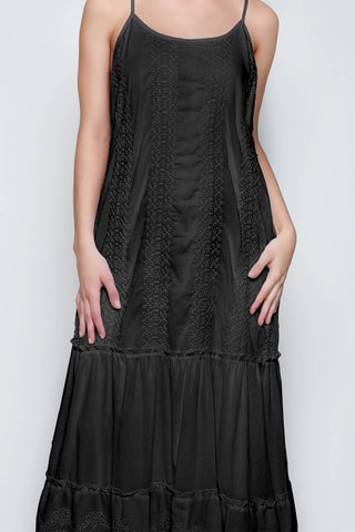 Vestido comprido - Preto - 