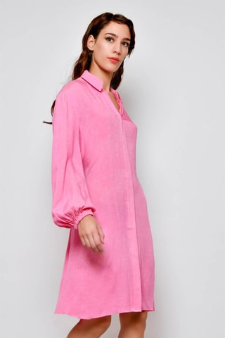 Vestido-camisa Rosa - 