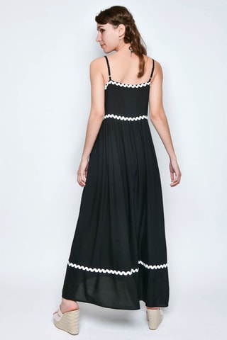 Abito lungo - Bianco e nero