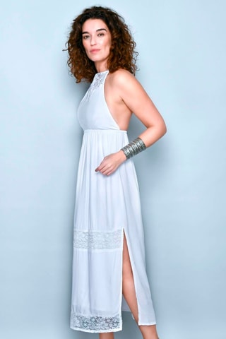 Vestido comprido Branco - Branco