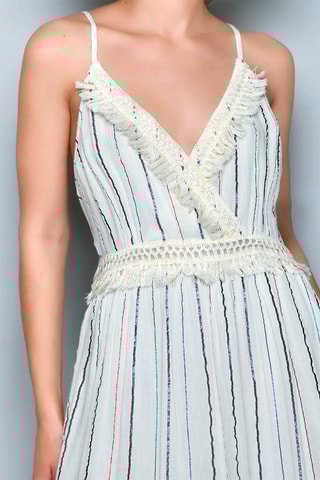 Vestido trapézio Branco - 