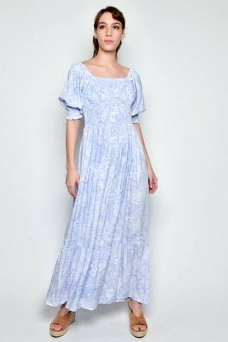 Vestido comprido - Violeta -  e 