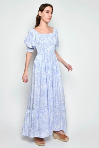 Vestido comprido - Violeta -  e 