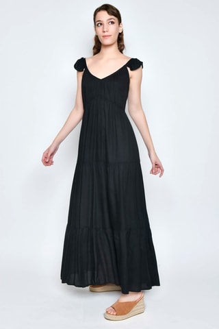 Vestido comprido - Preto - 