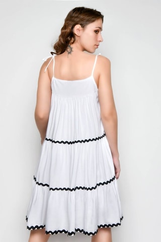 Vestido estilo patinadora - Branco -  e 