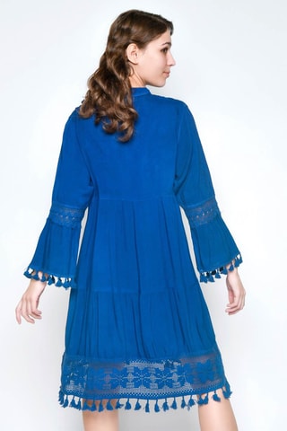 Vestido estilo patinadora - Azul - 