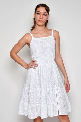 Vestido estilo patinadora - Branco - 