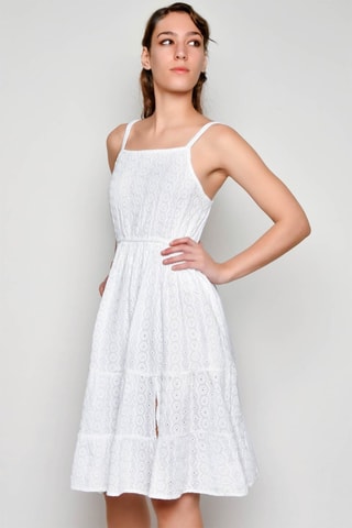Vestido estilo patinadora - Branco - 
