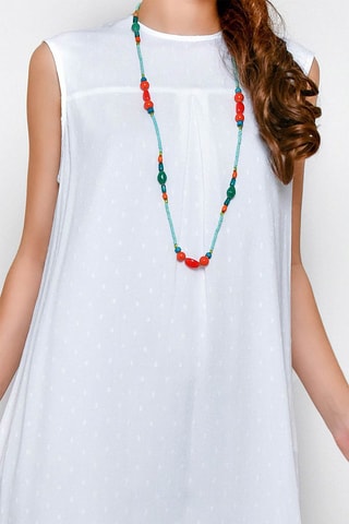 Vestido direito Branco - Branco