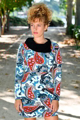 Vestido curto - Branco - Branco