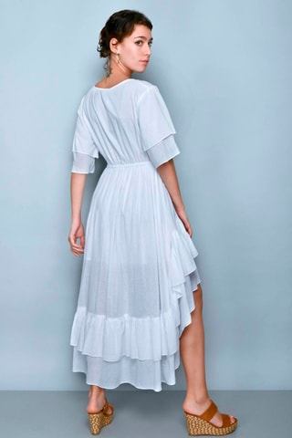 Vestido assimétrico Branco - Branco