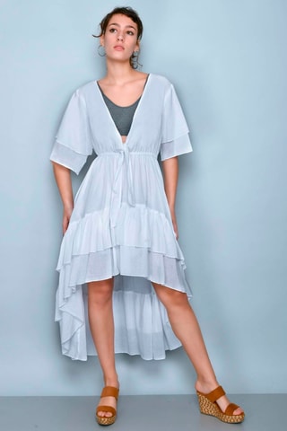 Vestido assimétrico Branco - Branco