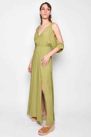 Vestido comprido - Verde - 