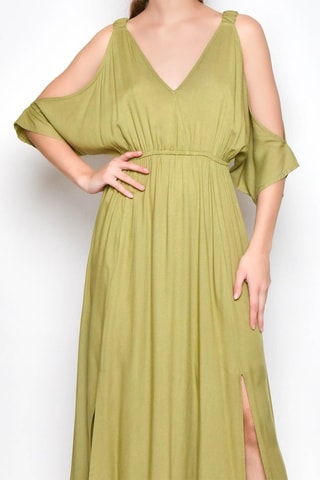 Vestido comprido - Verde - 