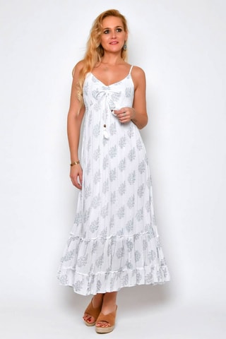 Vestido comprido 
Branco - 