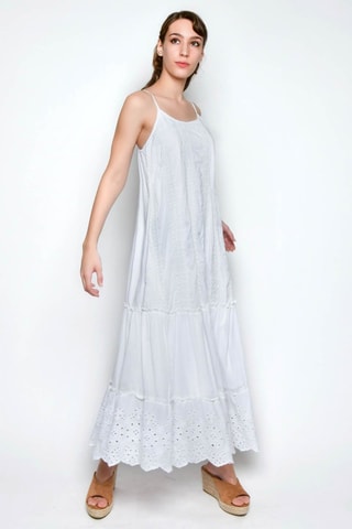 Vestido comprido - Branco - 