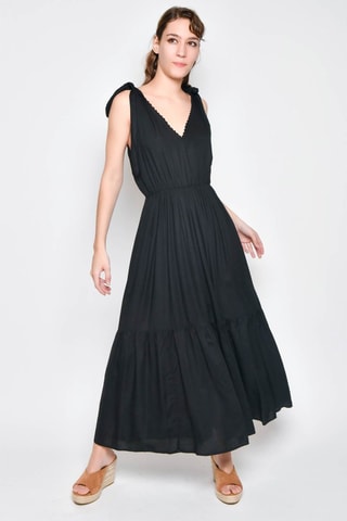 Vestido comprido - Preto - 