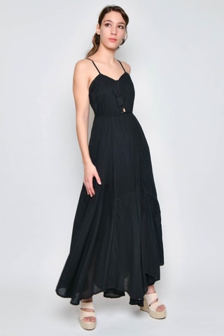 Vestido comprido - Preto - 