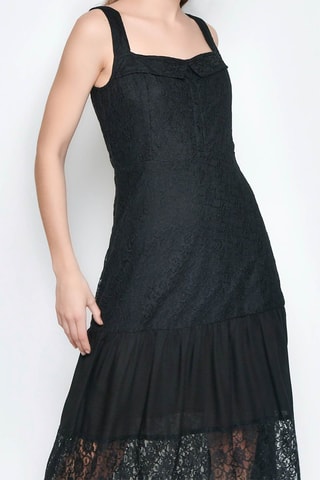 Vestido comprido - Preto - 