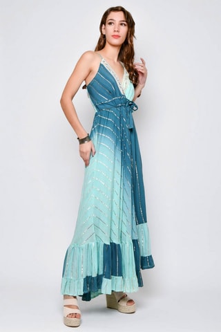 Vestido comprido 
Azul - 
