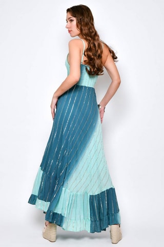 Vestido comprido 
Azul - 