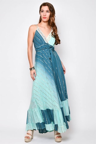 Vestido comprido 
Azul - 