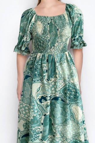 Vestido comprido - Verde - Verde